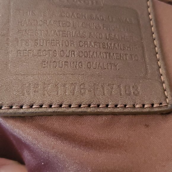 EUC Coach Signature Jacquard Hobo - Picture 7 of 10